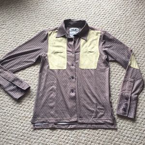 EESO ski snowboard base layer base western button shirt Burton winter warm